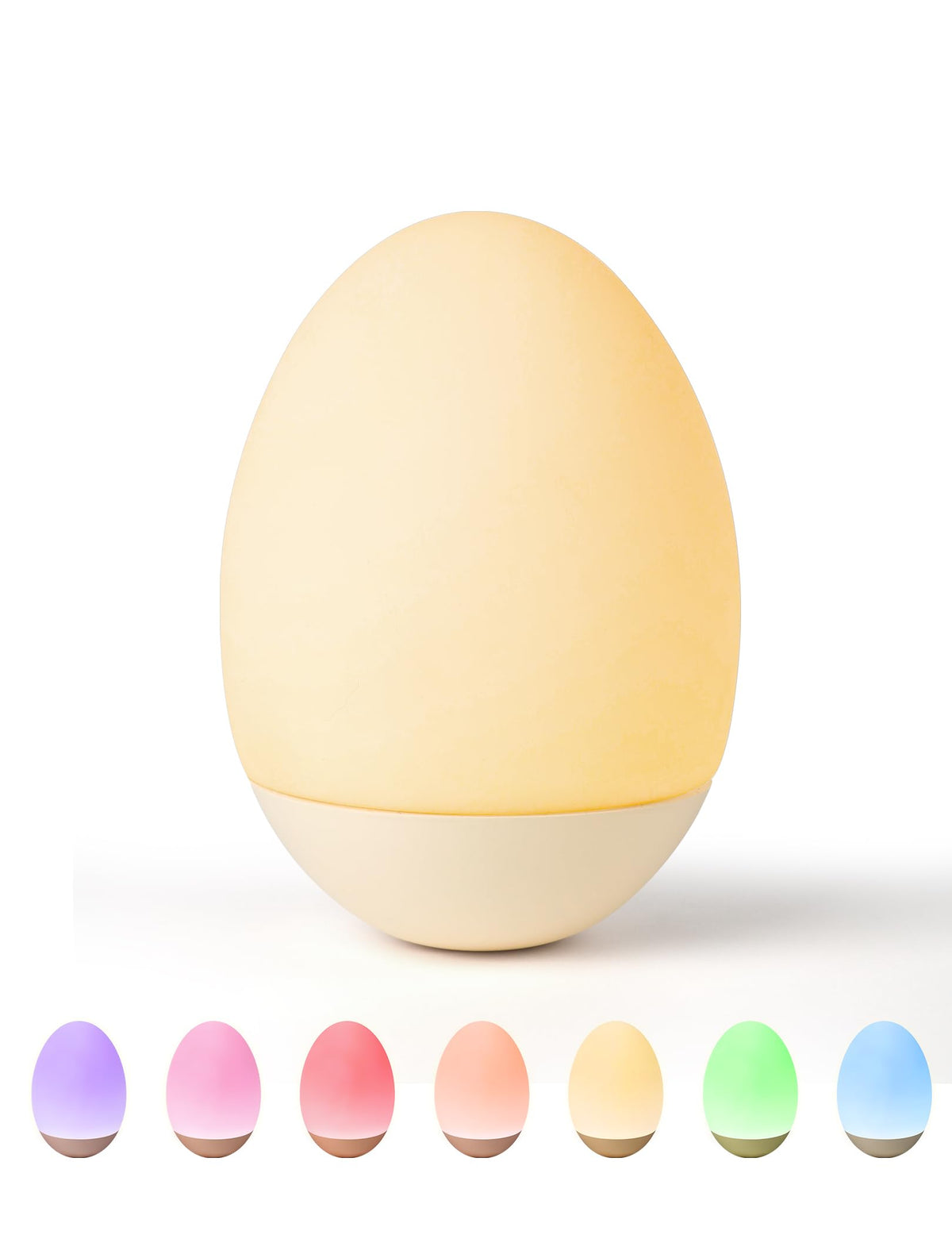 NICKLUC Baby Night Light with egg touch control for easy bedtime setup