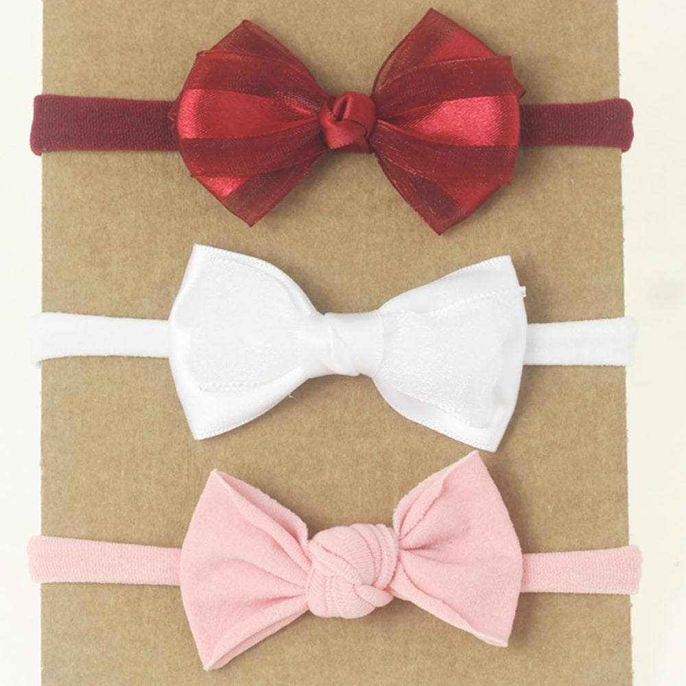 Nihao Baby headband style2 with a dainty bow, ideal for cute photos
