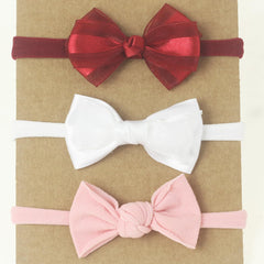 Nihao Baby headband style2 with a dainty bow, ideal for cute photos