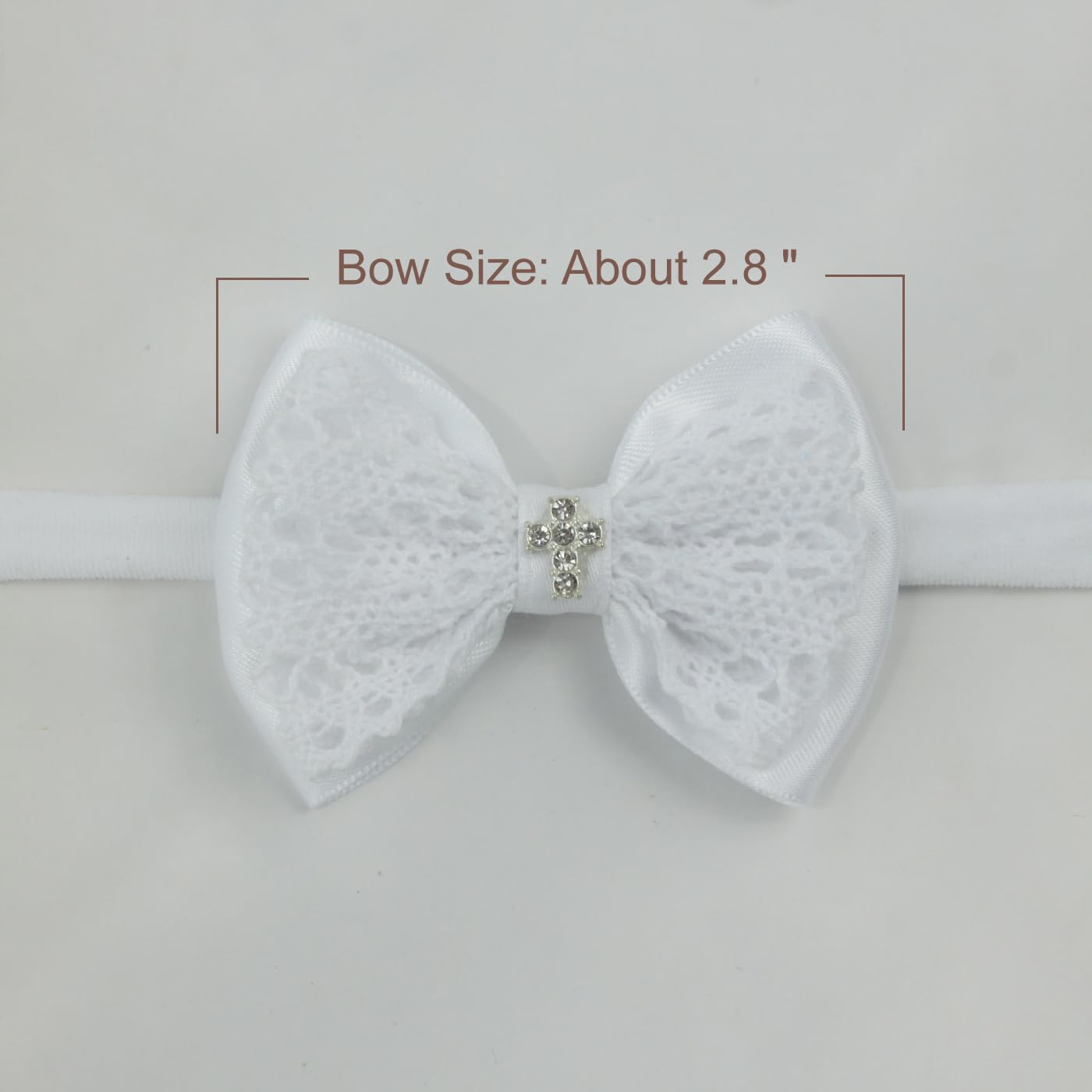 Nihao Baby Headband with tieback cotton band ensures comfortable all-day wear