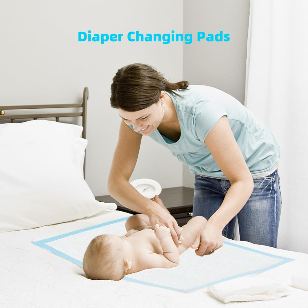 Nihao Honey changing pad 18x13 blue, soft top surface for baby comfort.