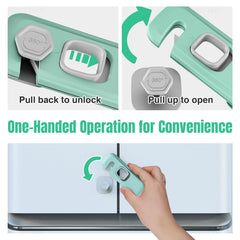 NiHome adhesive locks with 3M tape provide strong hold—no drilling