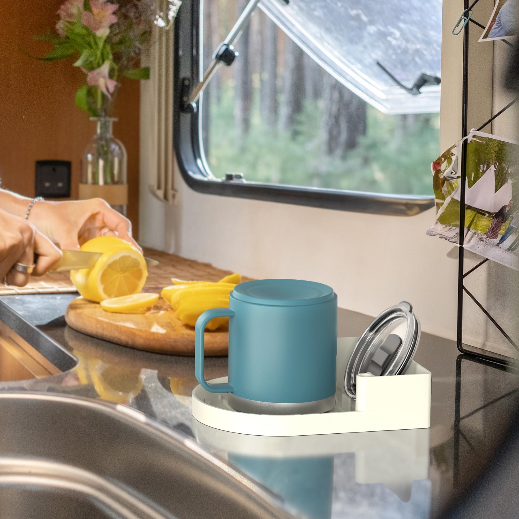 NiHome food-grade silicone and BPA-free rack ensures safe air-drying