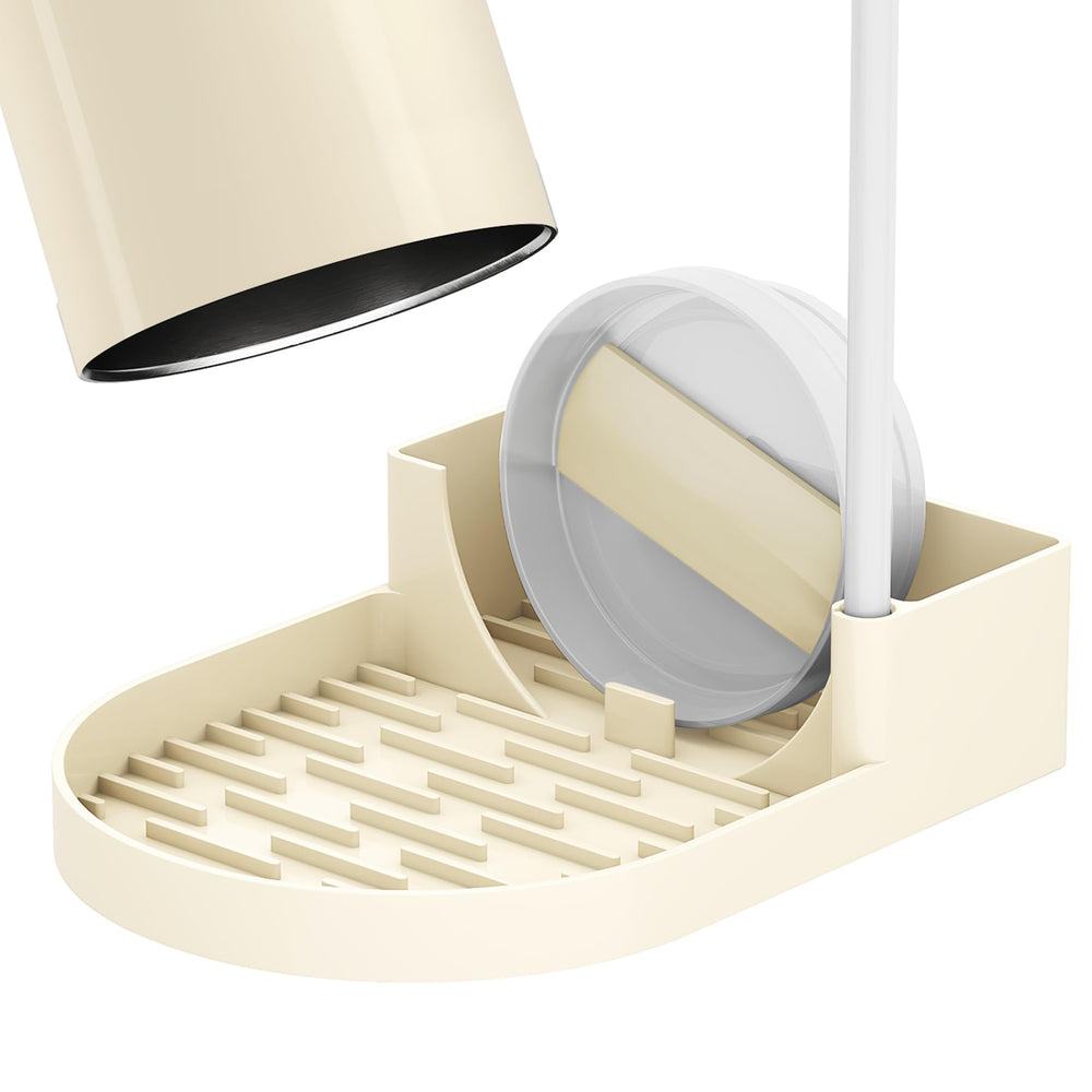 NiHome silicone drying rack cream front view showing compact design for Stanley cups