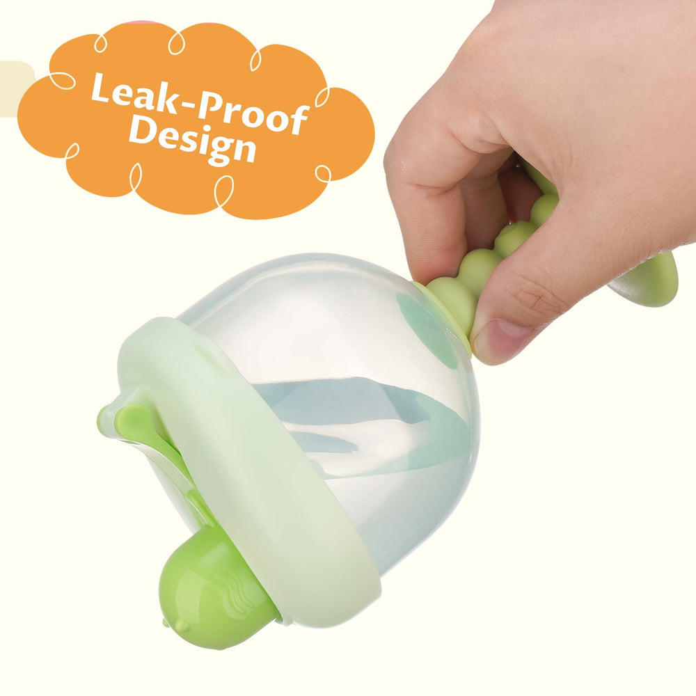 NiHome toddler cup with wine-glass design adds refined mealtime style