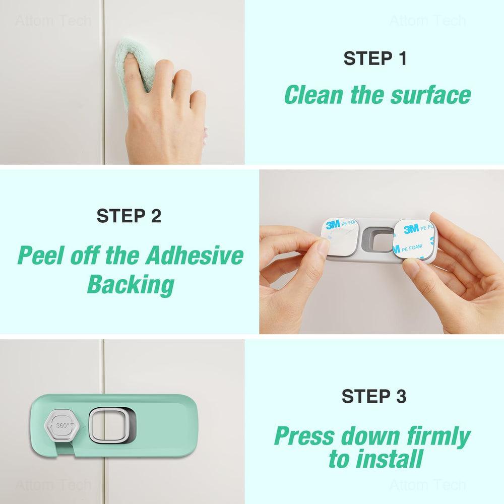 NiHome locks fit fridges, cabinets, drawers, and double doors