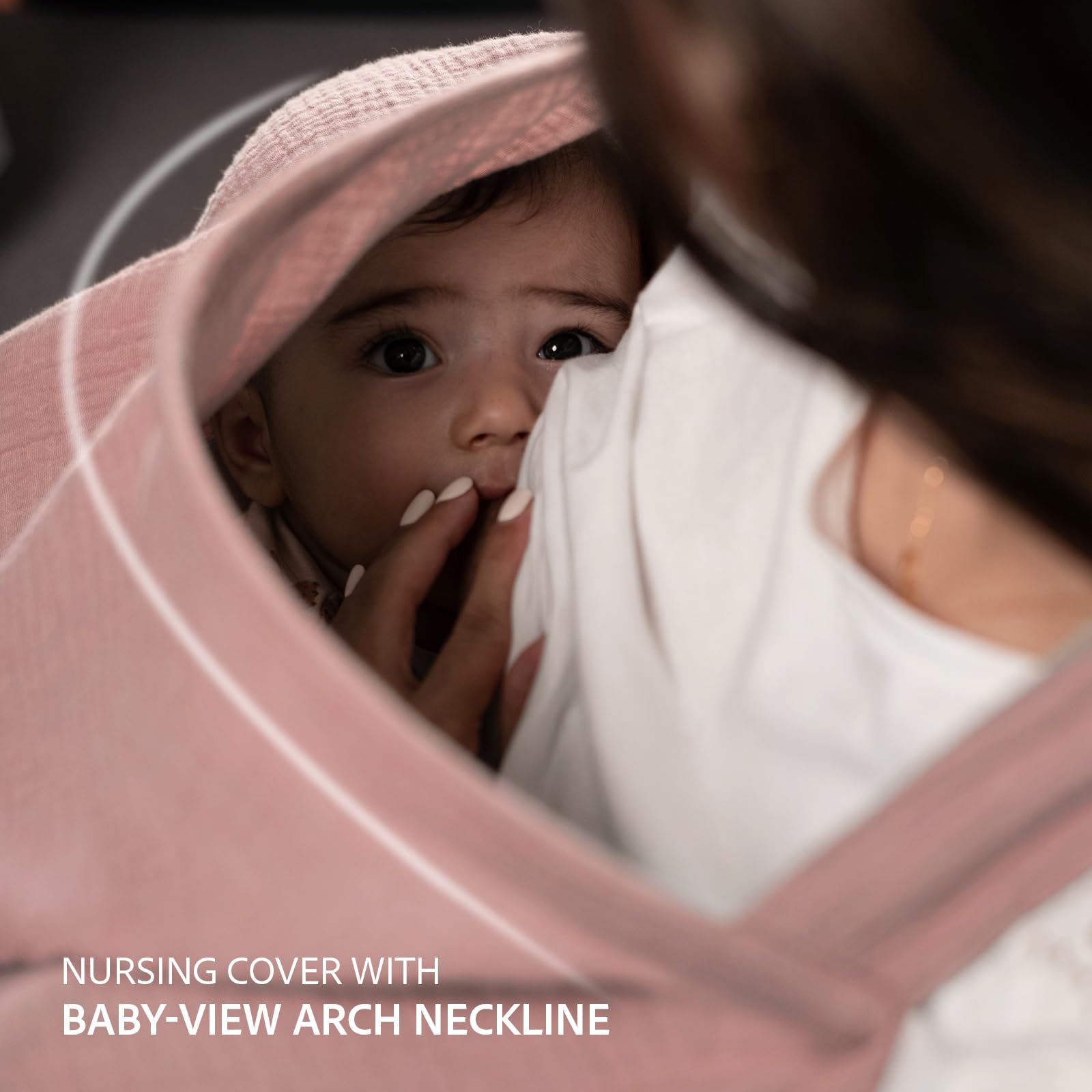 Nilsa car-seat-cover mode shields baby from sun and distractions