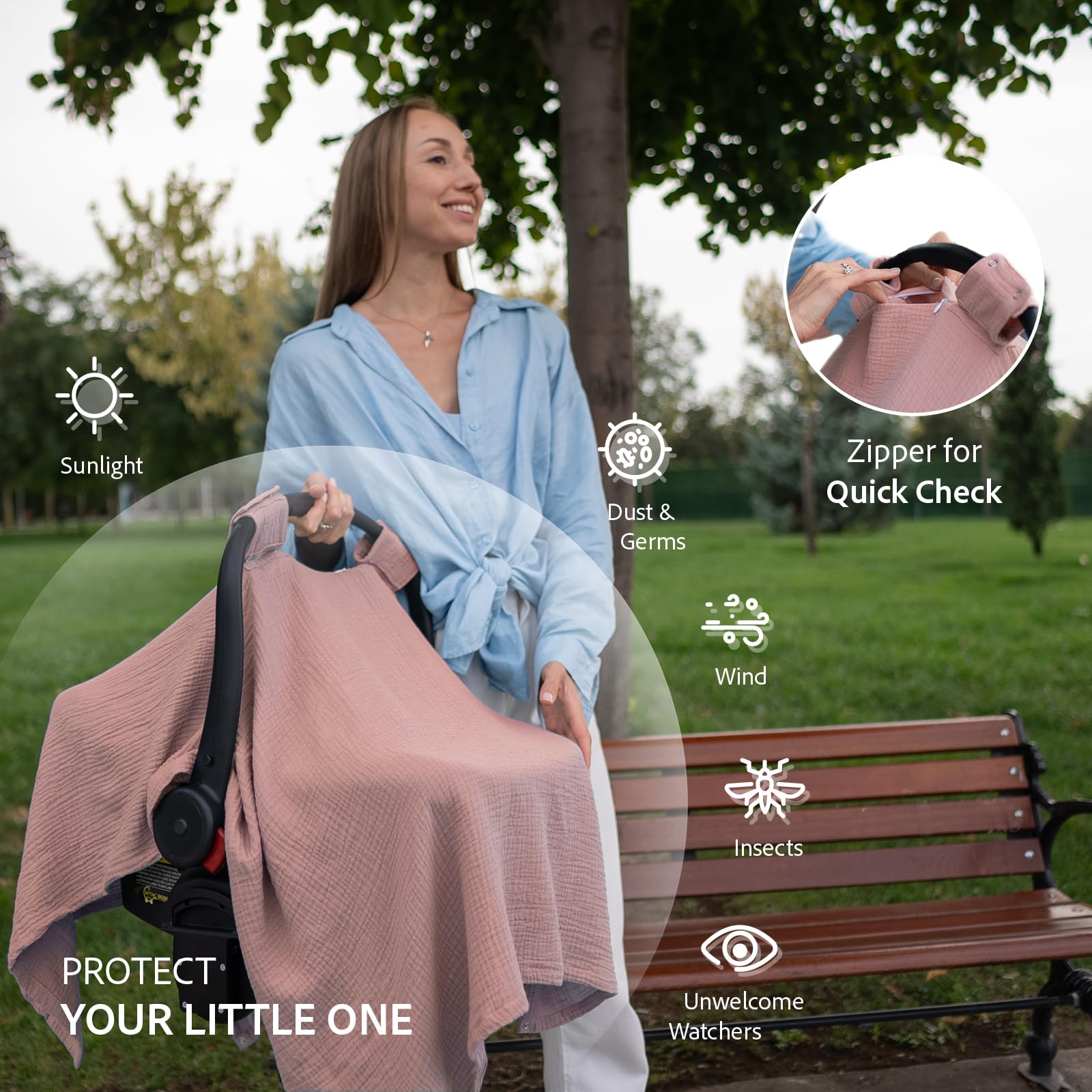 Nilsa gift-ready packaging suggests a stylish baby shower-ready gift