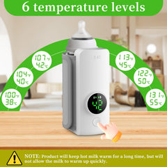 Niluto portable bottle warmer travel bag demonstrates on-the-go warmth for busy families.