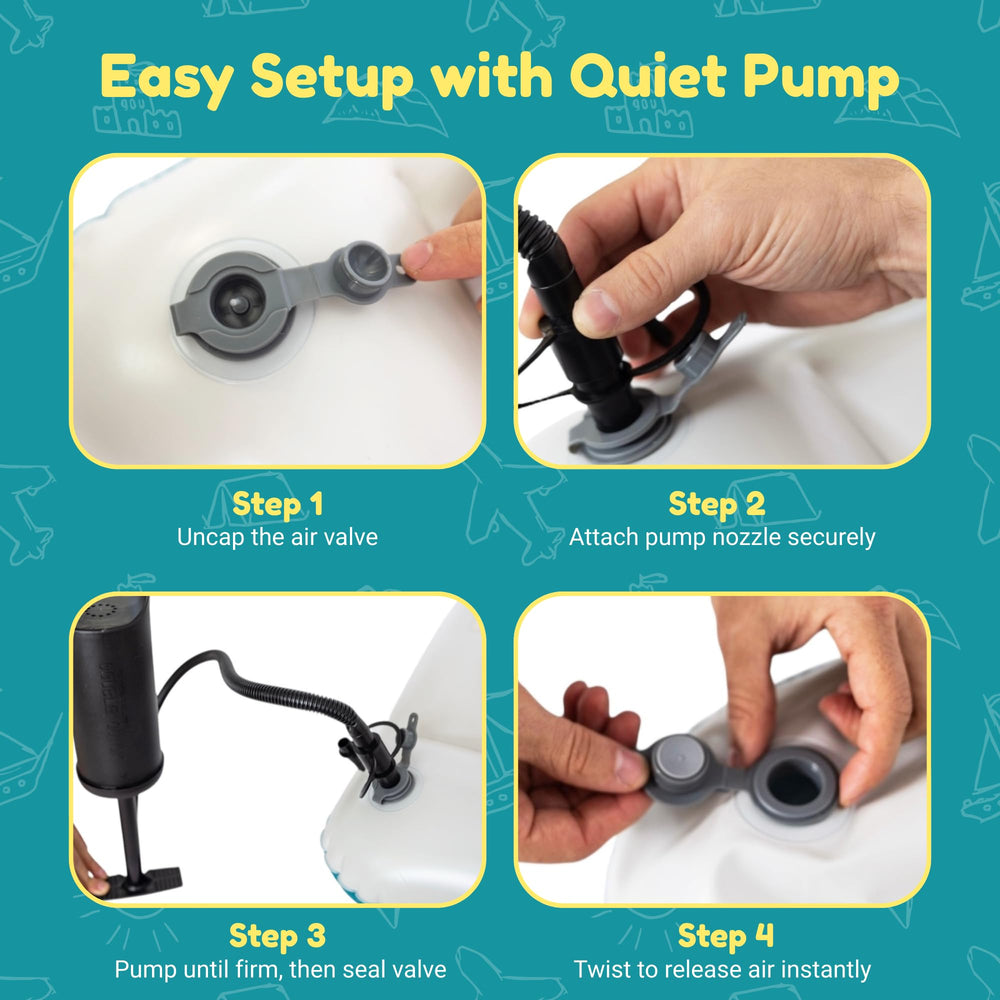 Nimbus Grove inflatable safety bumpers add security during sleep