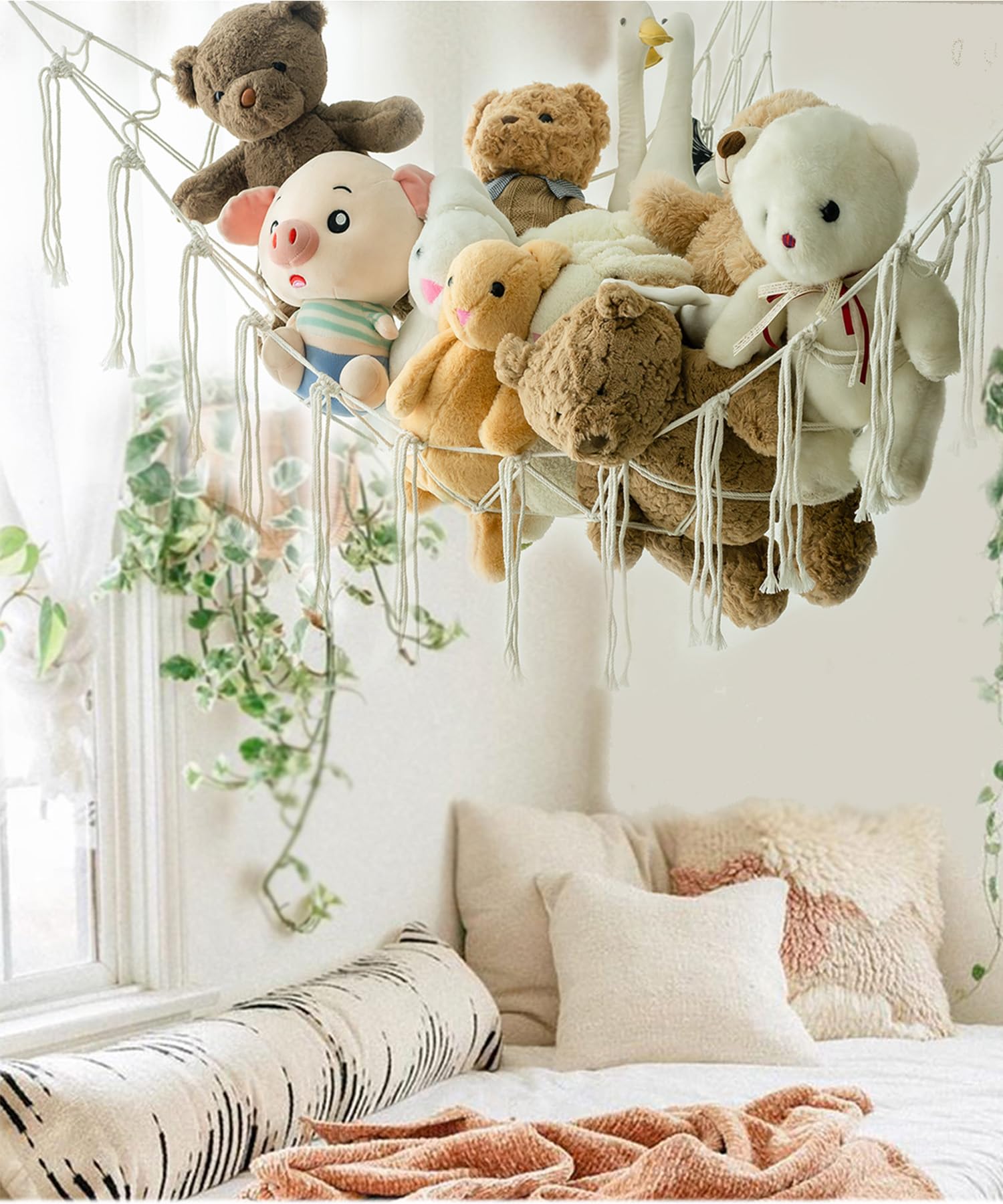 NingHoms kid-friendly toy storage keeps plushies accessible and tidy.