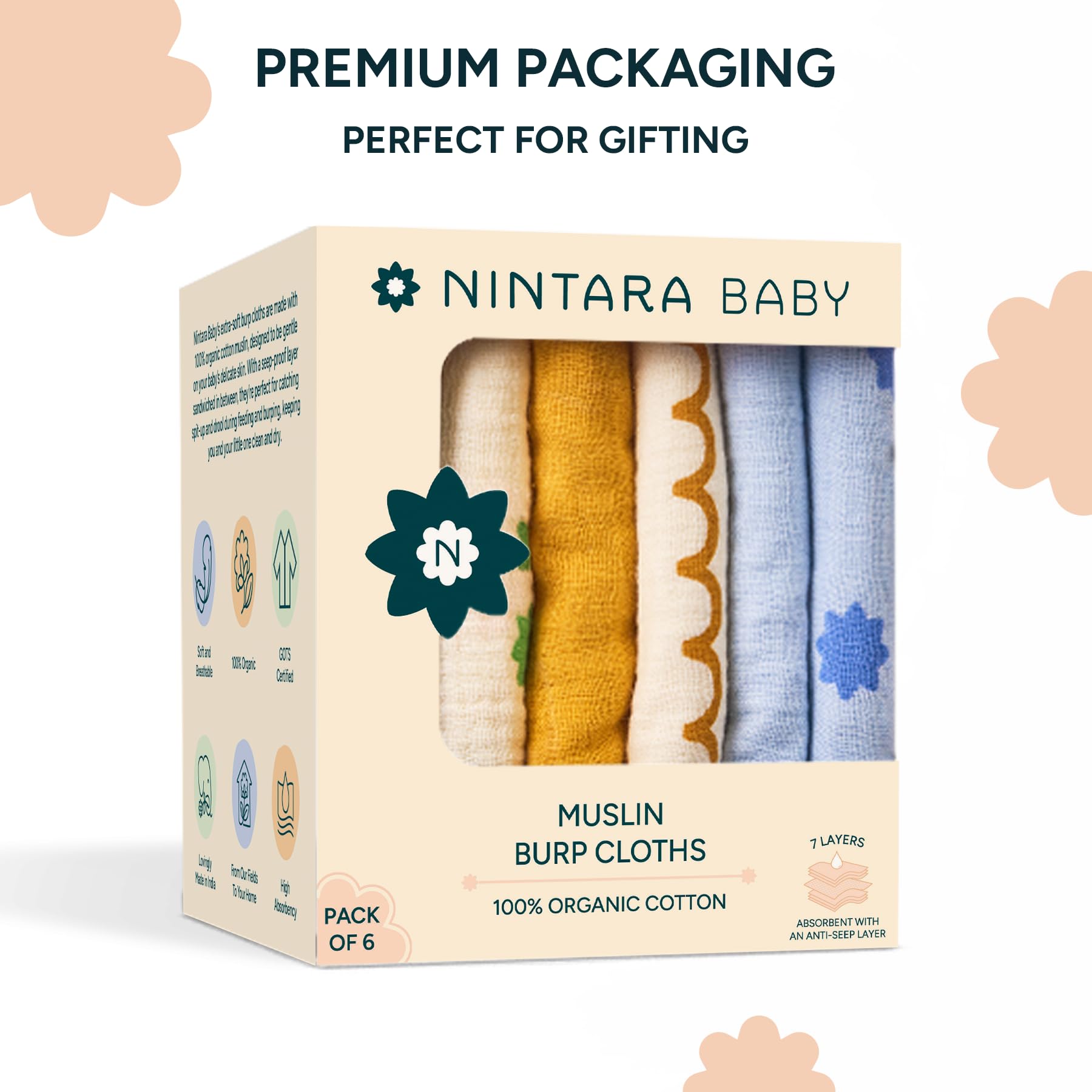 NINTARABABY machine washable cloths stay soft after every wash