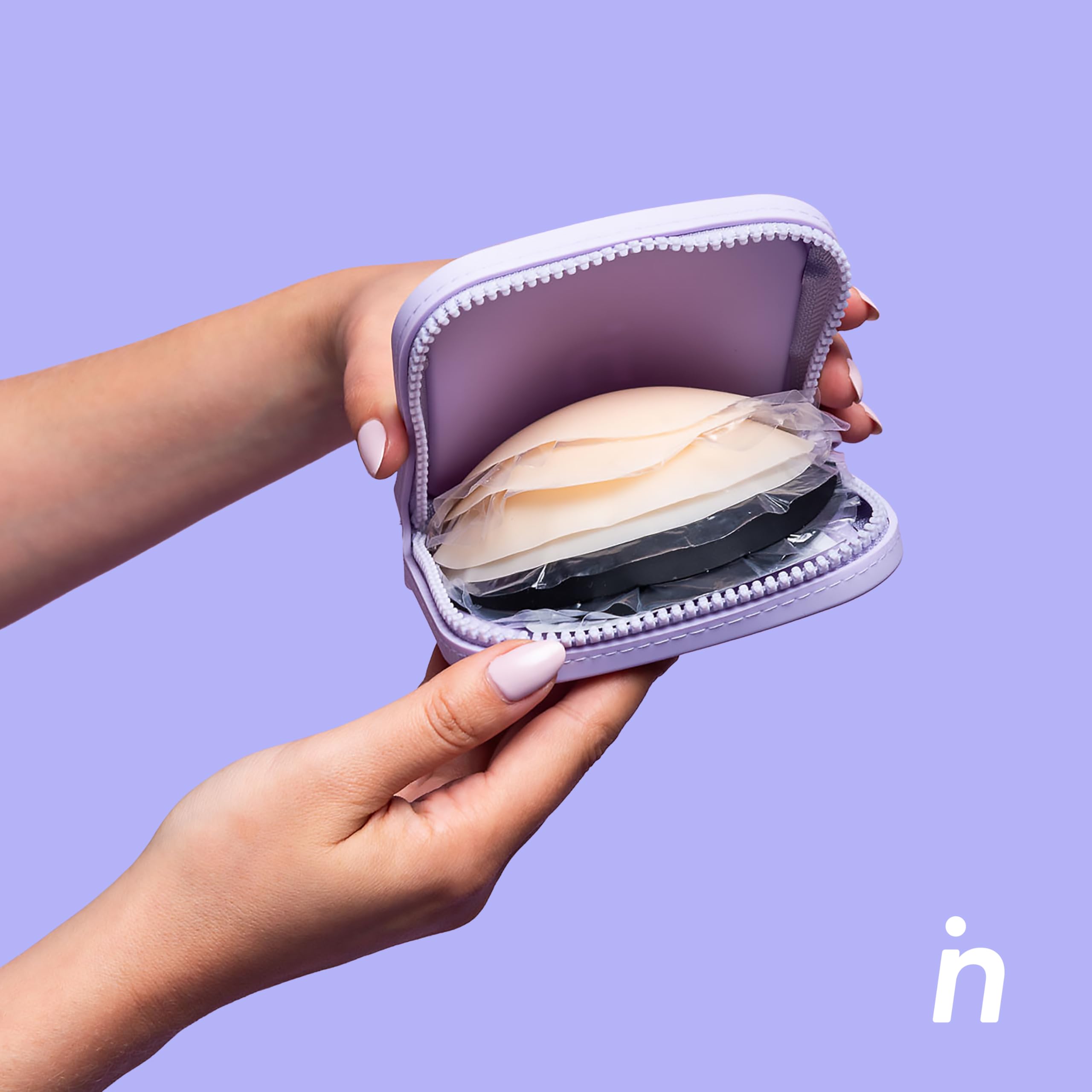 NIPSKIN Boob Voyage Case compact size fits bags for daily routine