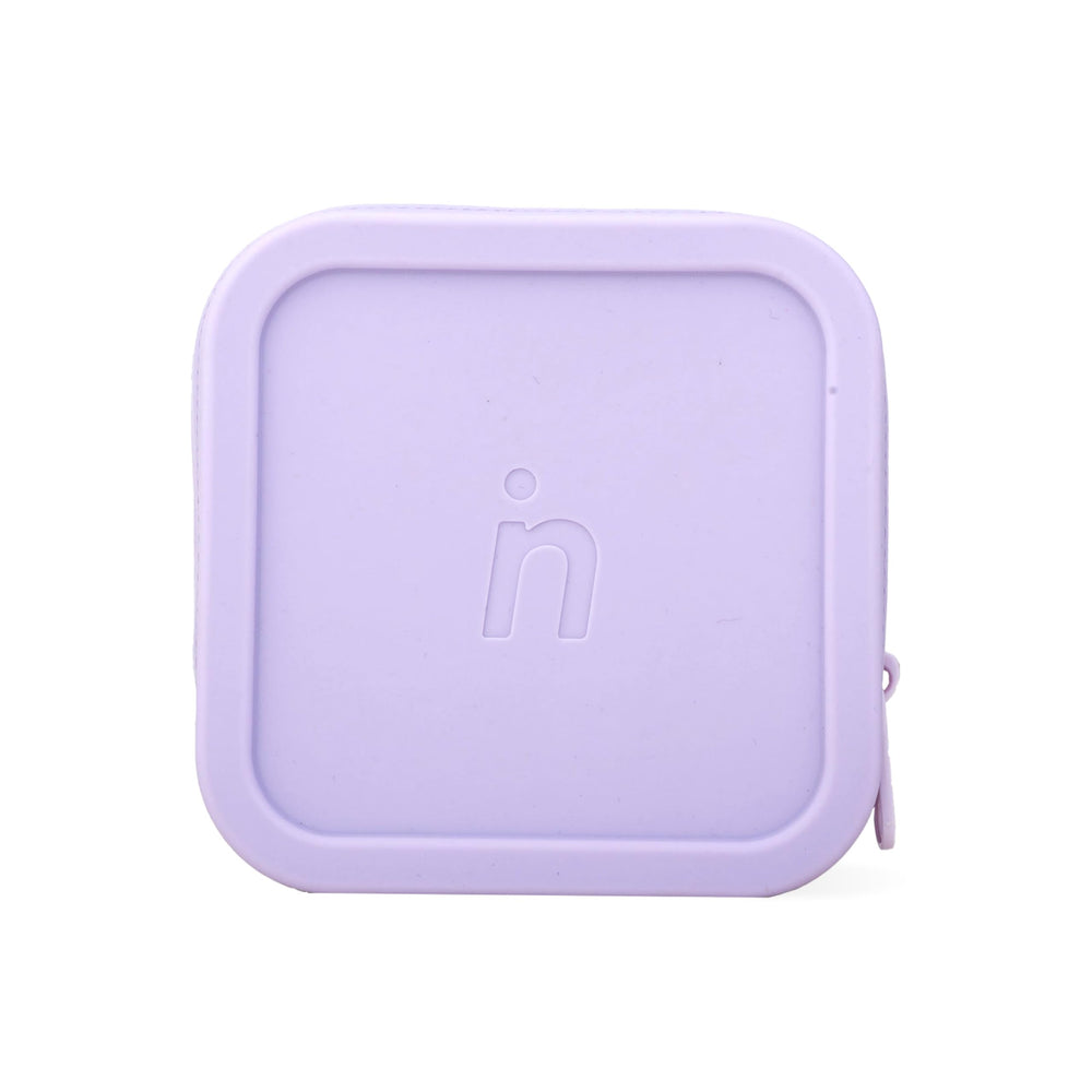 NIPSKIN Boob Voyage Travel Case purple front view, compact elegance for travel