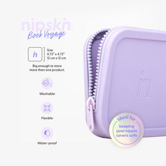 NIPSKIN Boob Voyage Travel Case opened, interior layout for multiple covers
