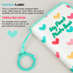 Niselity baby photo book green mirror feature sparks curiosity and play