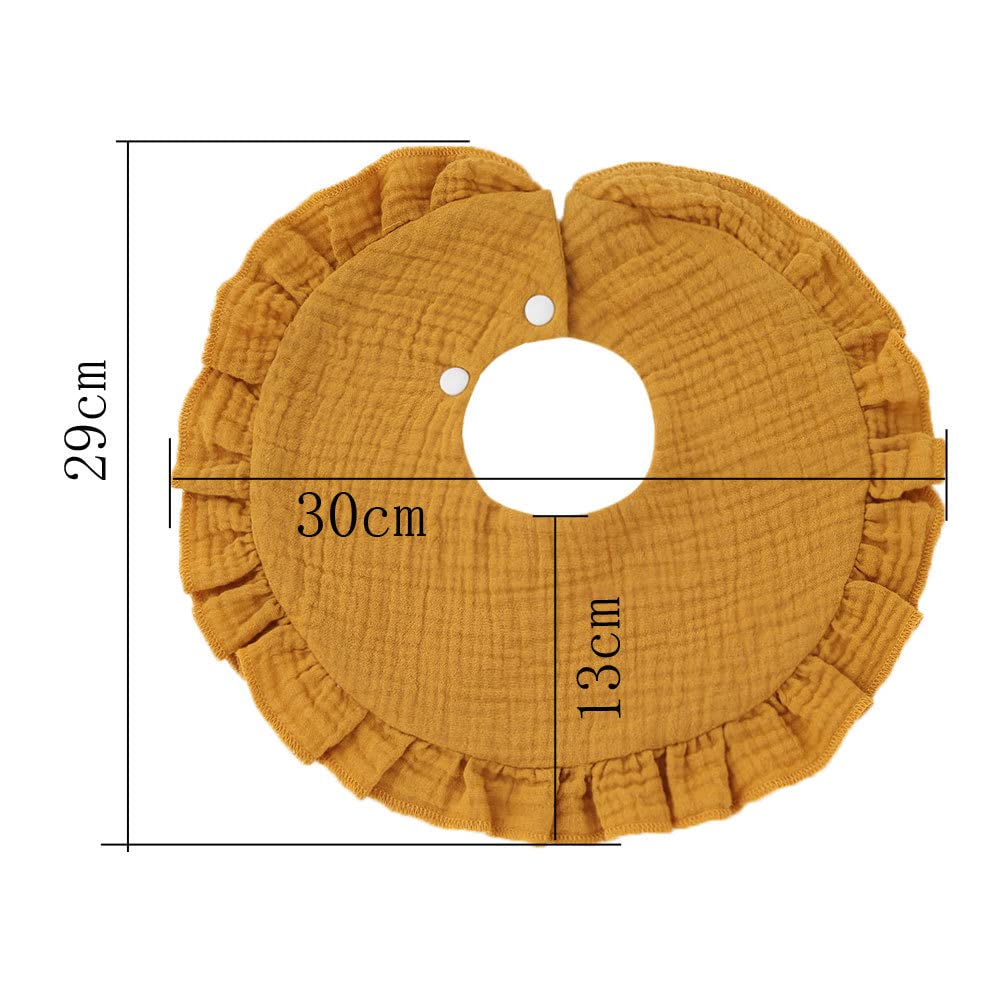 Nishine yellow set packaging image showcasing 4 bibs in the box
