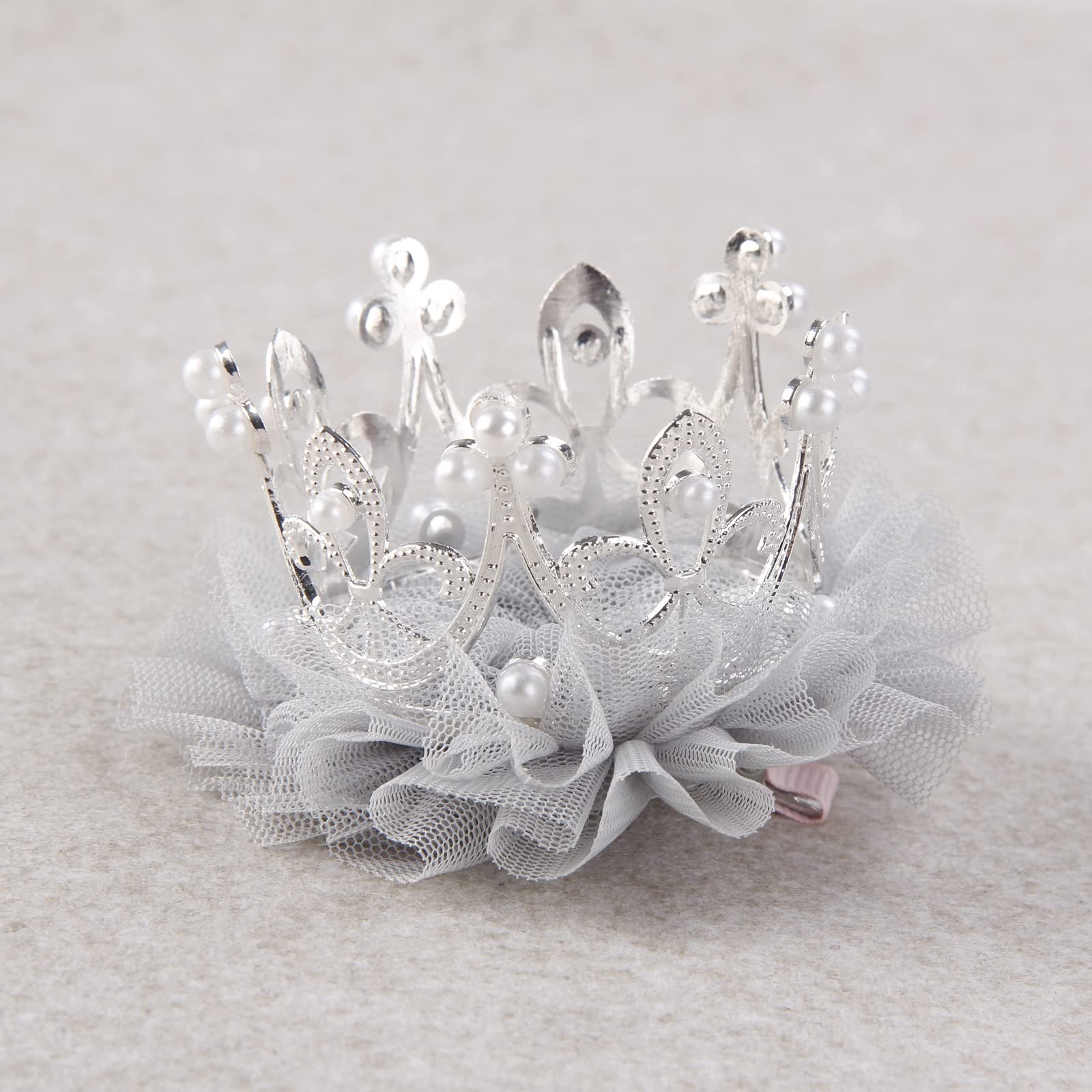 Nishine baby crown tiara on kids during family moments for charming photos.