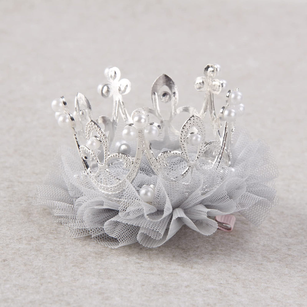 Nishine baby crown tiara on kids during family moments for charming photos.