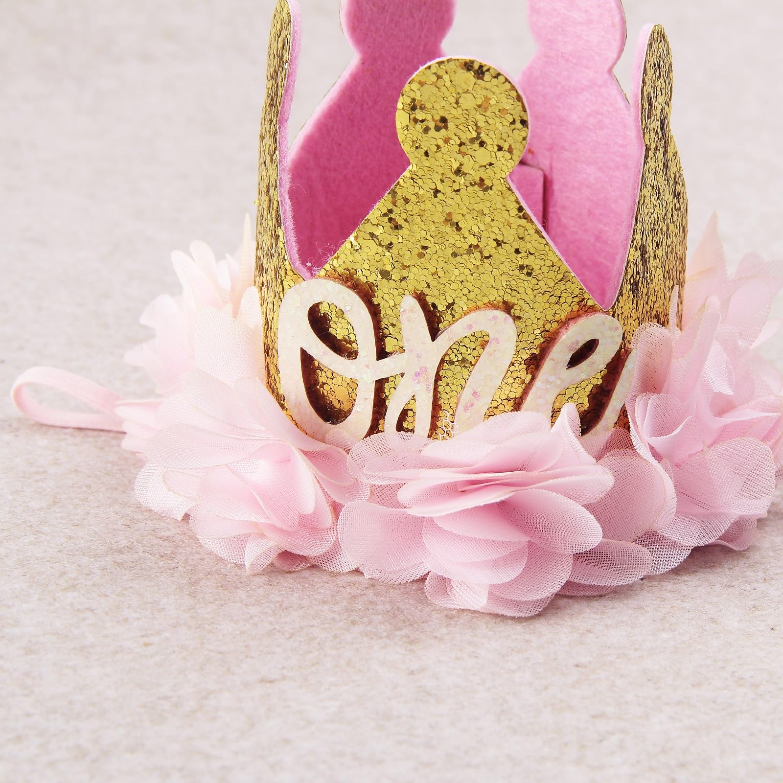 Nishine crown headband handmade detail highlights elastic fit