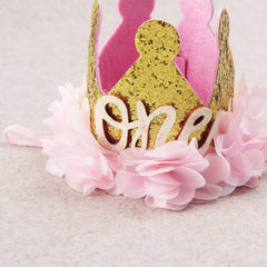 Nishine crown headband handmade detail highlights elastic fit