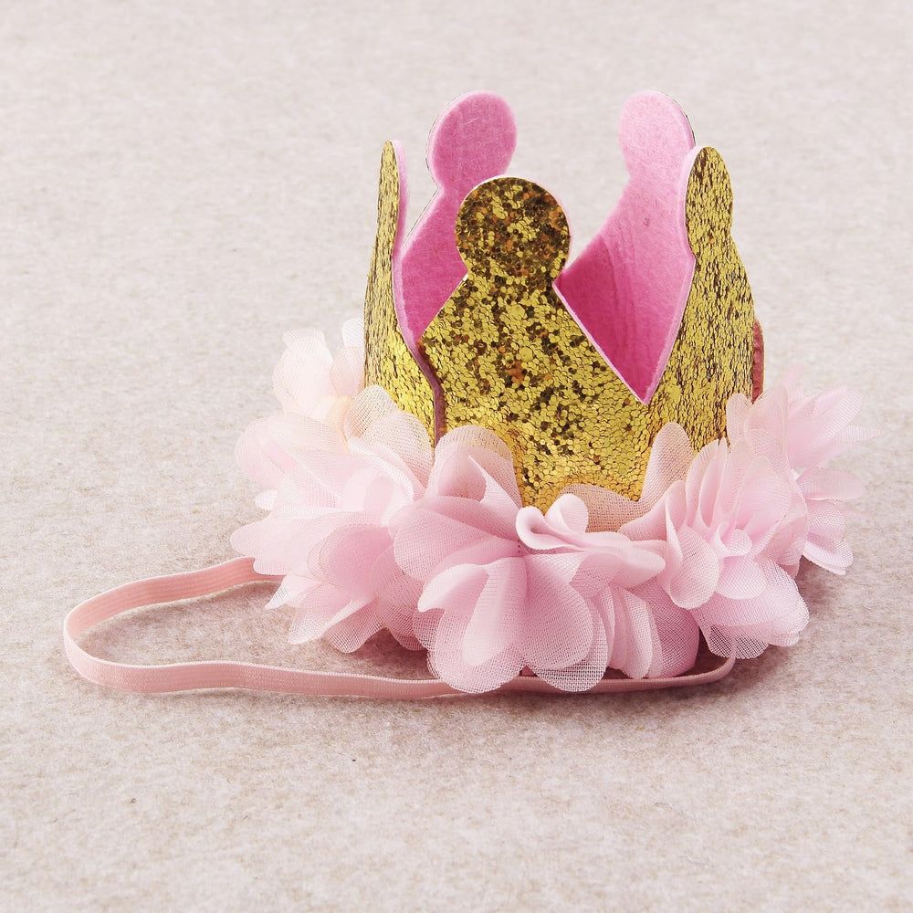 Nishine crown headband one-size-fits-most design for babies and children