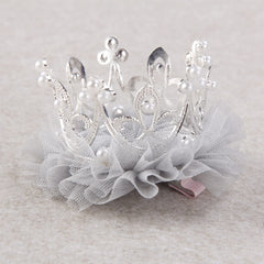 Nishine crown tiara hairpin gold sparkles for parties and special occasions.