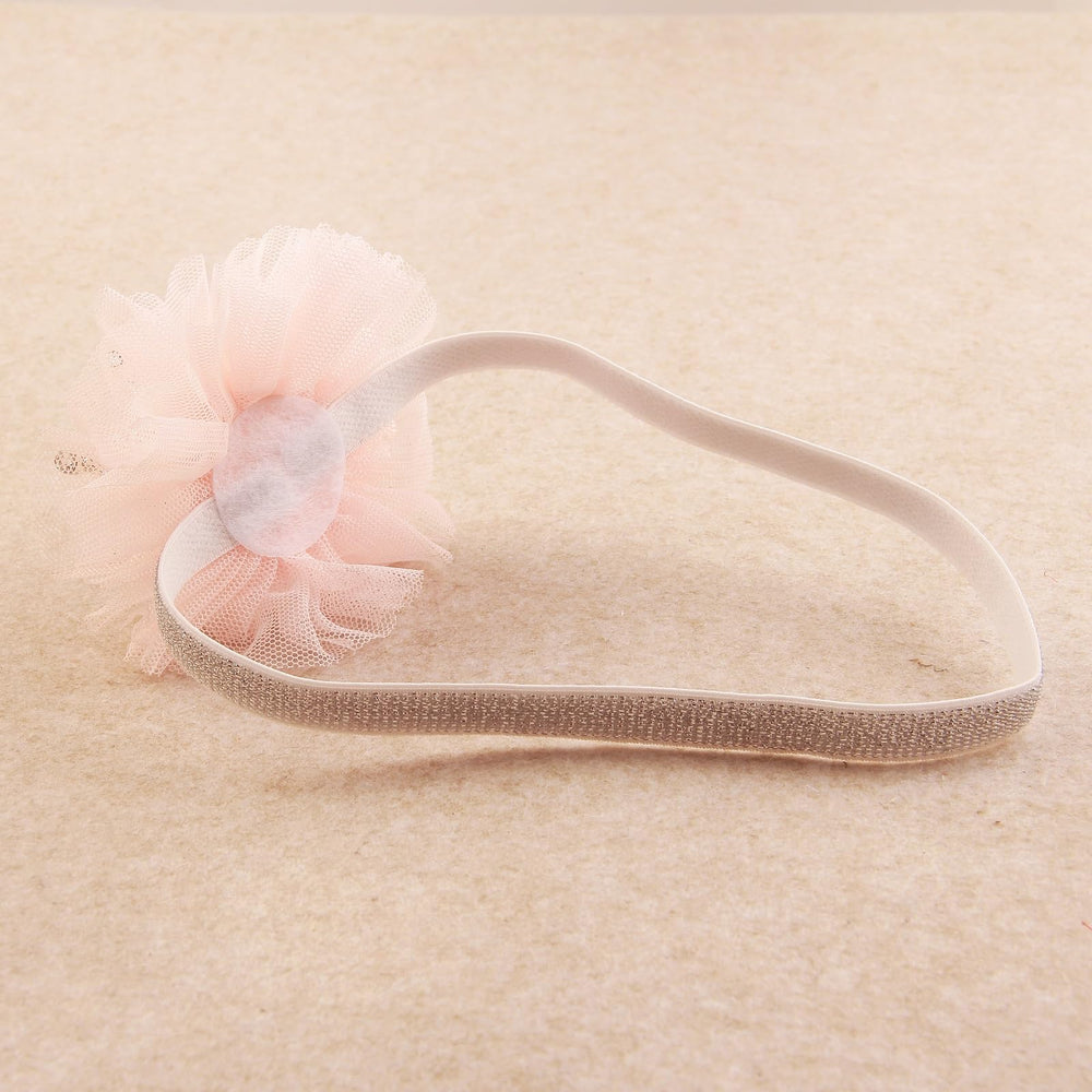 Nishine mini crown headband silver as a thoughtful baby shower gift.