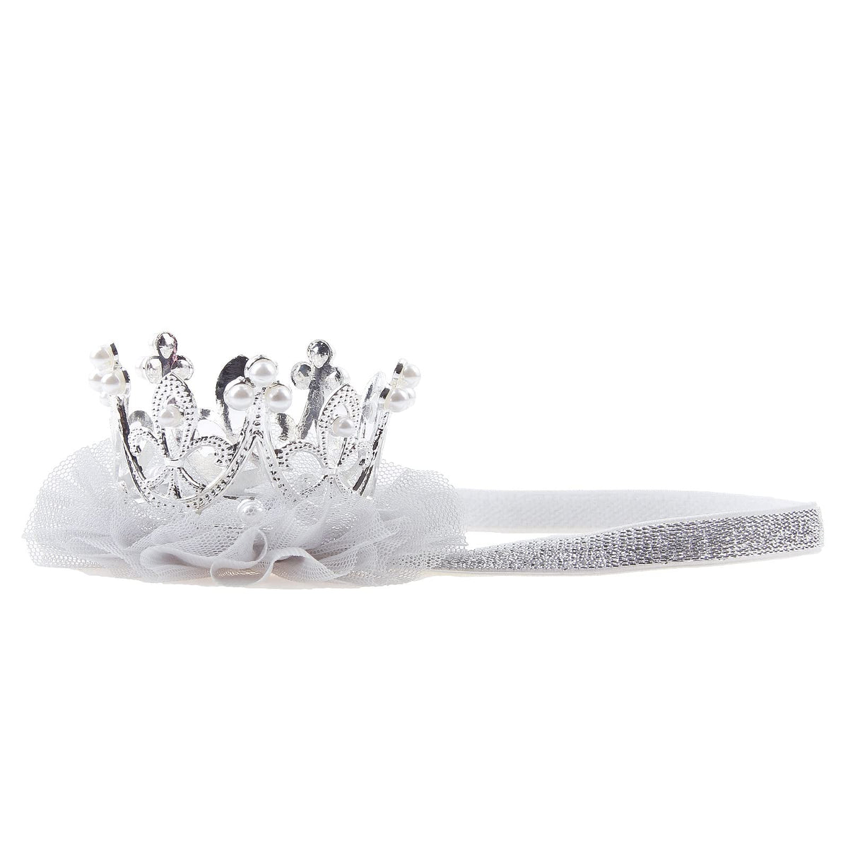 Nishine Princess crown gold front view for adorable baby photos