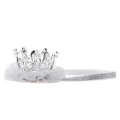Nishine Princess crown gold front view for adorable baby photos