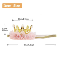Nishine Princess crown pear gold close-up highlights rhinestones and shine