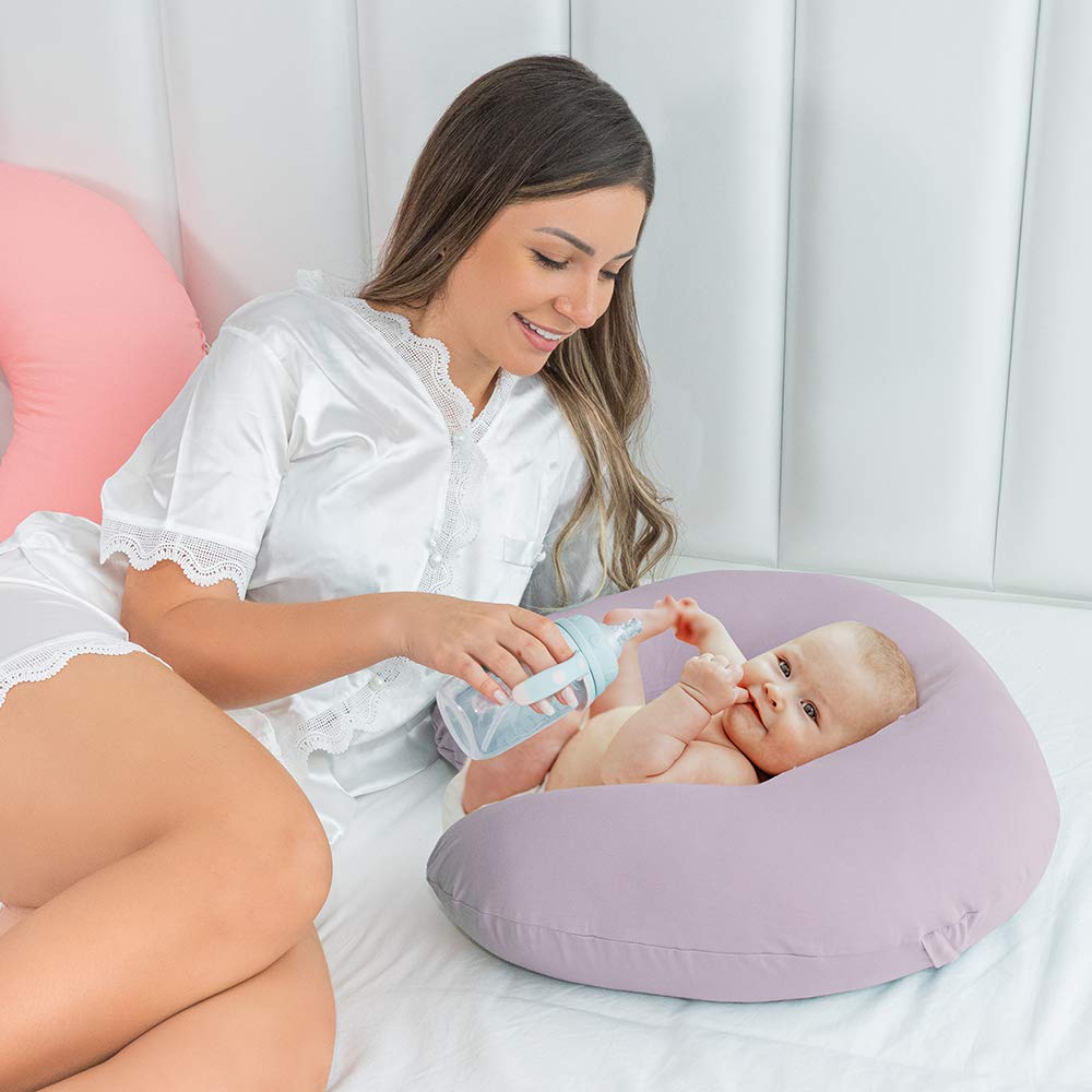 NiSleep nursing pillow concealed zipper enables effortless cover changes