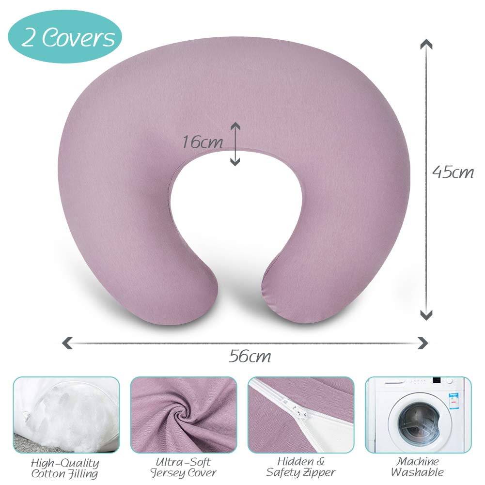 NiSleep nursing pillow in use during breastfeeding highlights versatile support