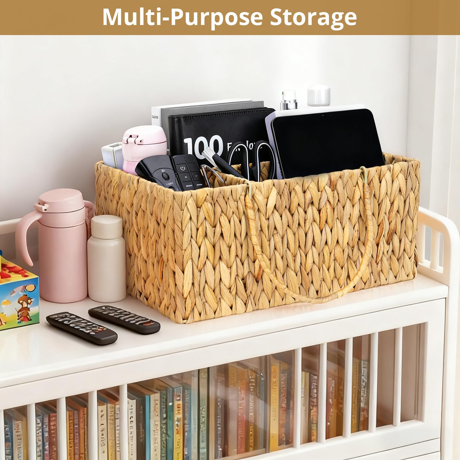 Niuirt multiroom-use baby storage supports toys, clothes, and other essentials beyond nursery.