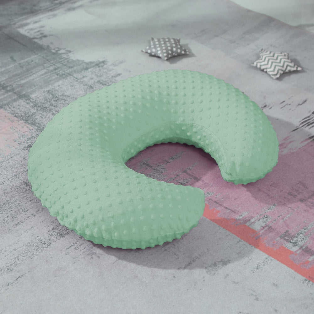 NIVAVA BABY Celadon cover detail shows cozy, durable fabric