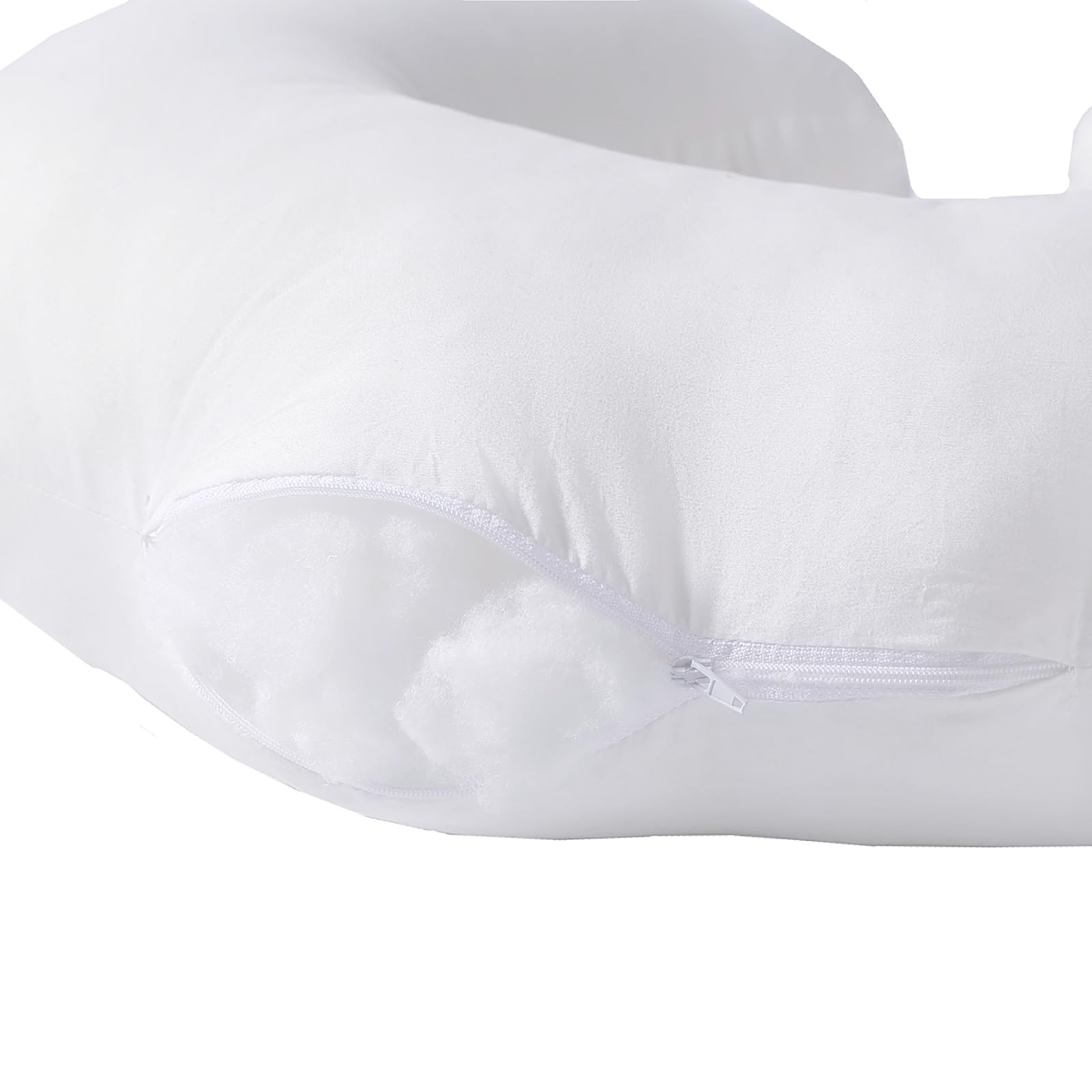 NIVAVA BABY nursing pillow positioner side-view offers adjustable support for mom during feeding.