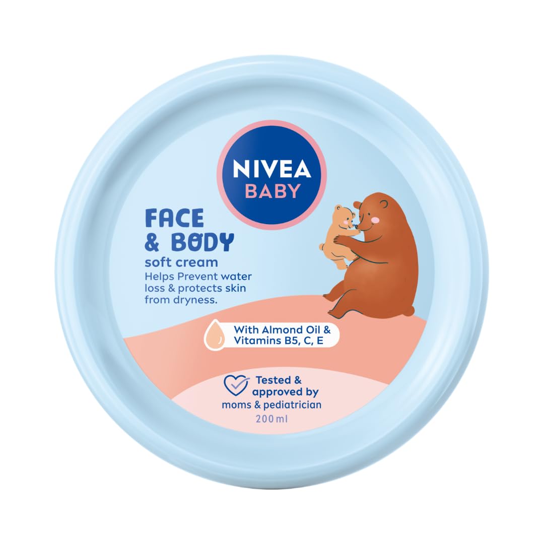 NIVEA Baby Soft Cream outer packaging signaling gentle baby skincare.