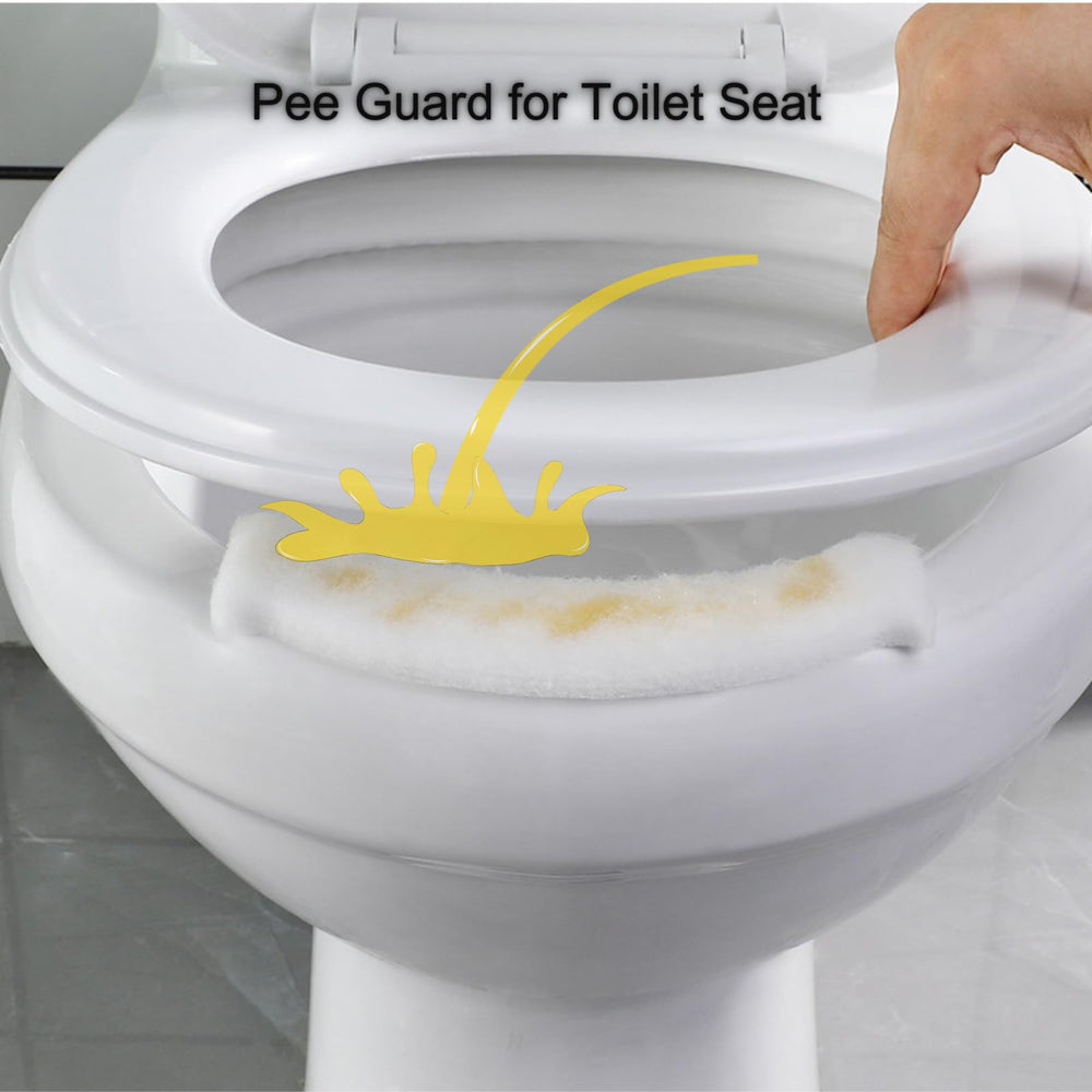 NIVERCE pee guard back-sticker adhesion ensures secure placement during use
