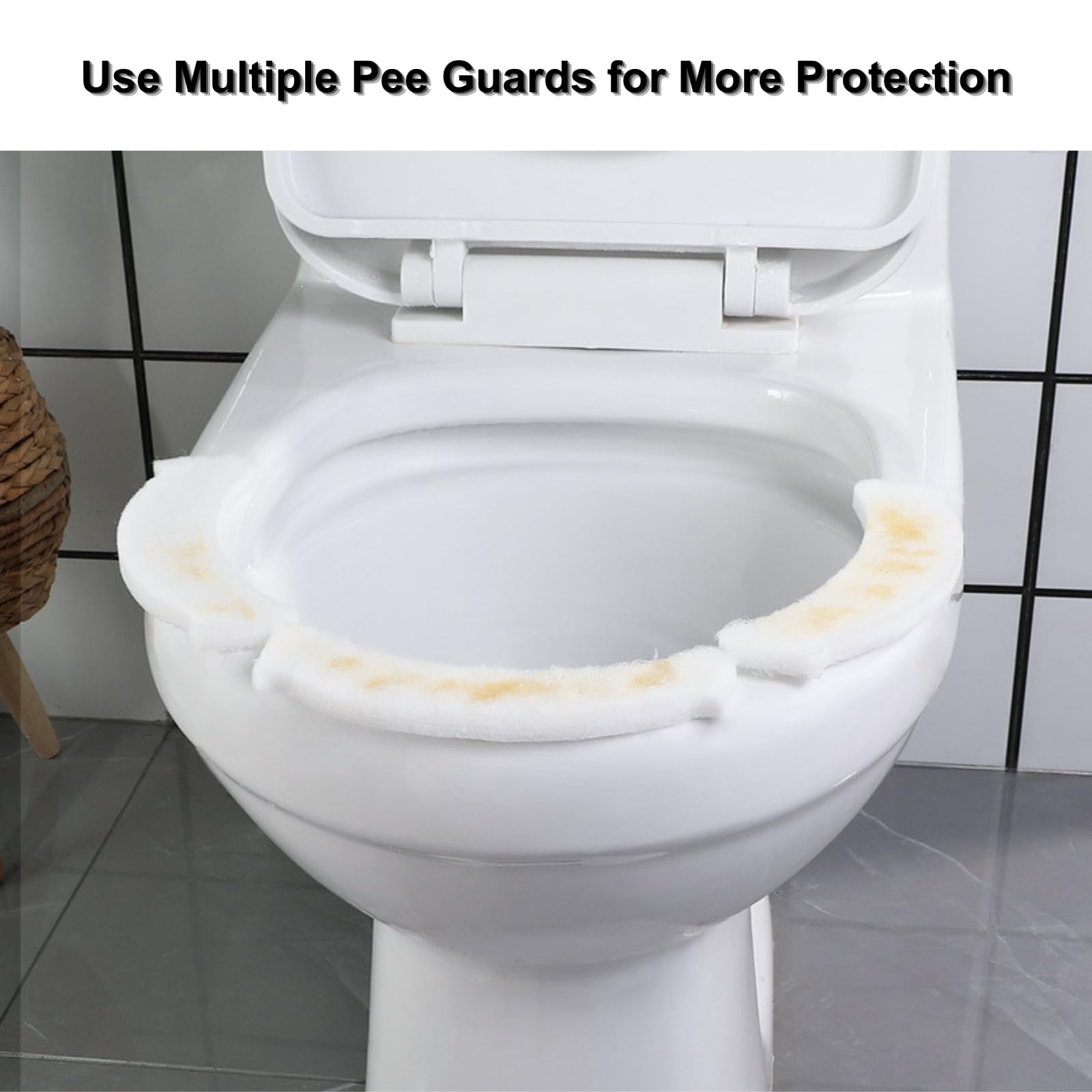 NIVERCE pee guard easy-install-disposal offers simple setup and quick disposal