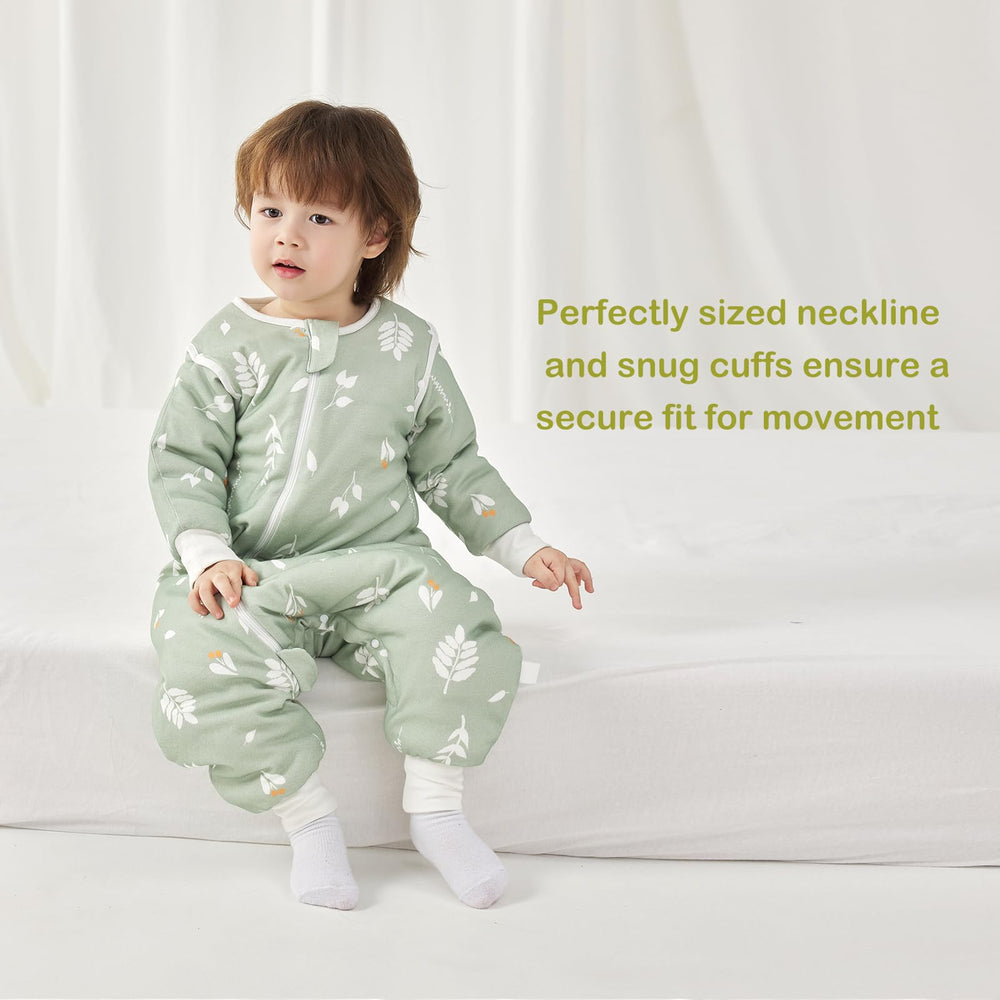 Nivolltha bottom crotch snaps simplify nighttime diaper changes.