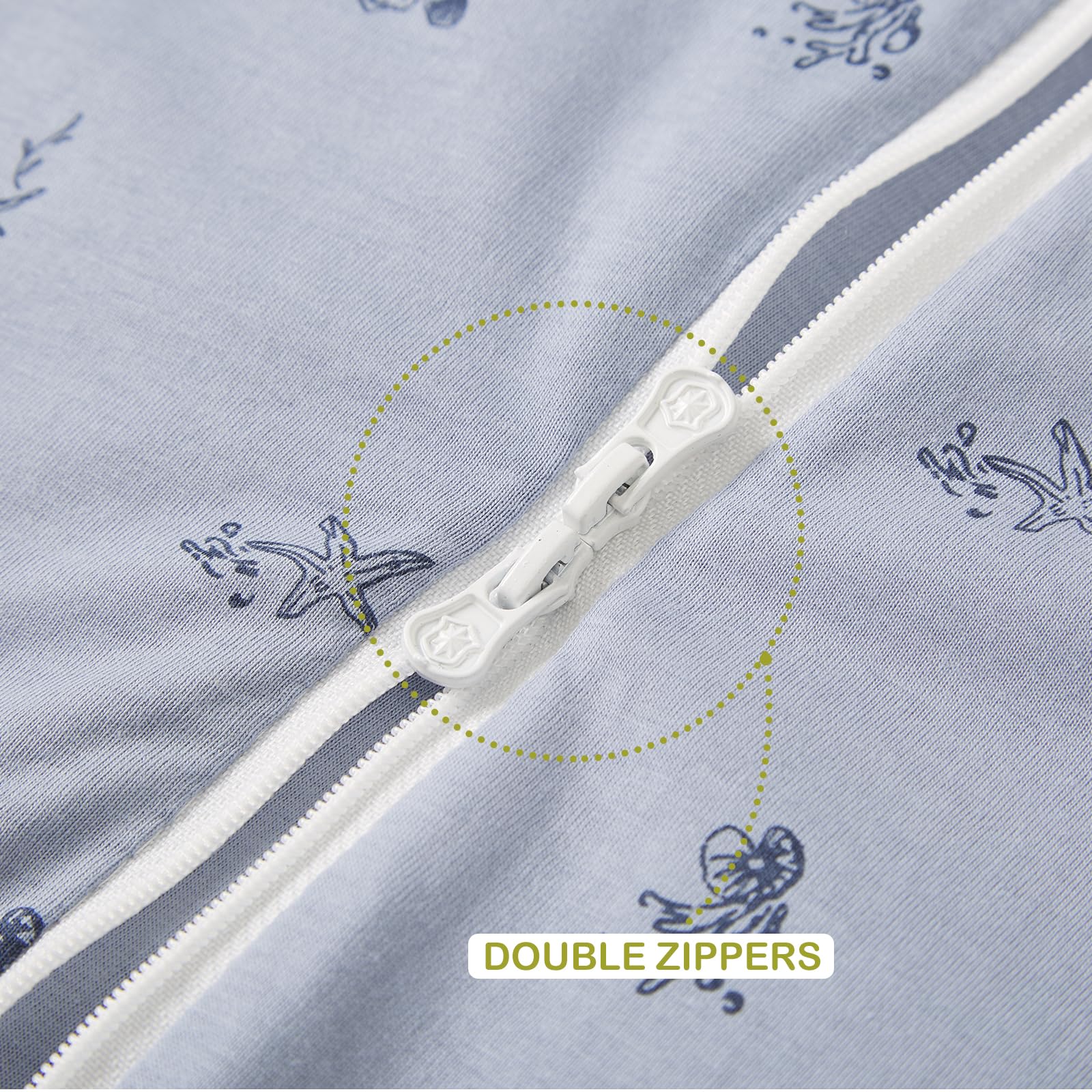 Nivolltha Ocean all-season use image illustrating year-round comfort for babies.