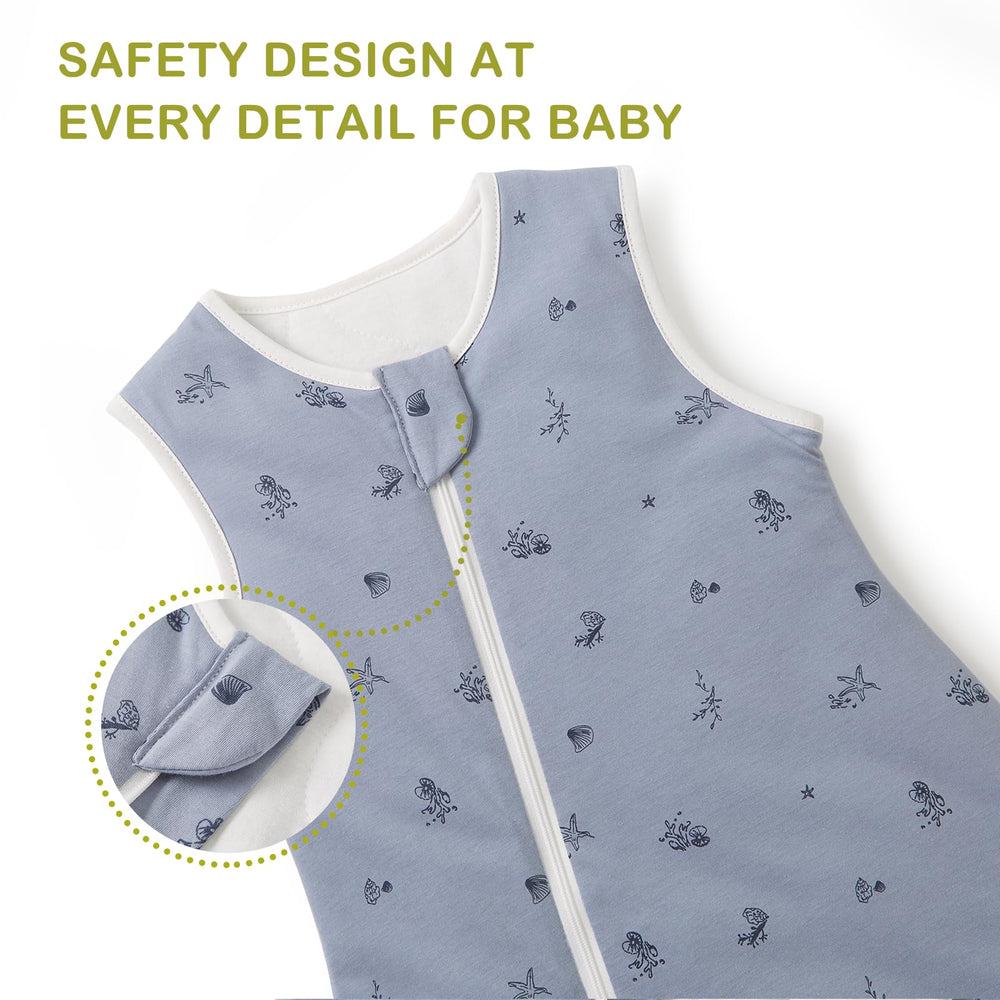 Nivolltha ocean color wearable blanket suitable for year-round use.