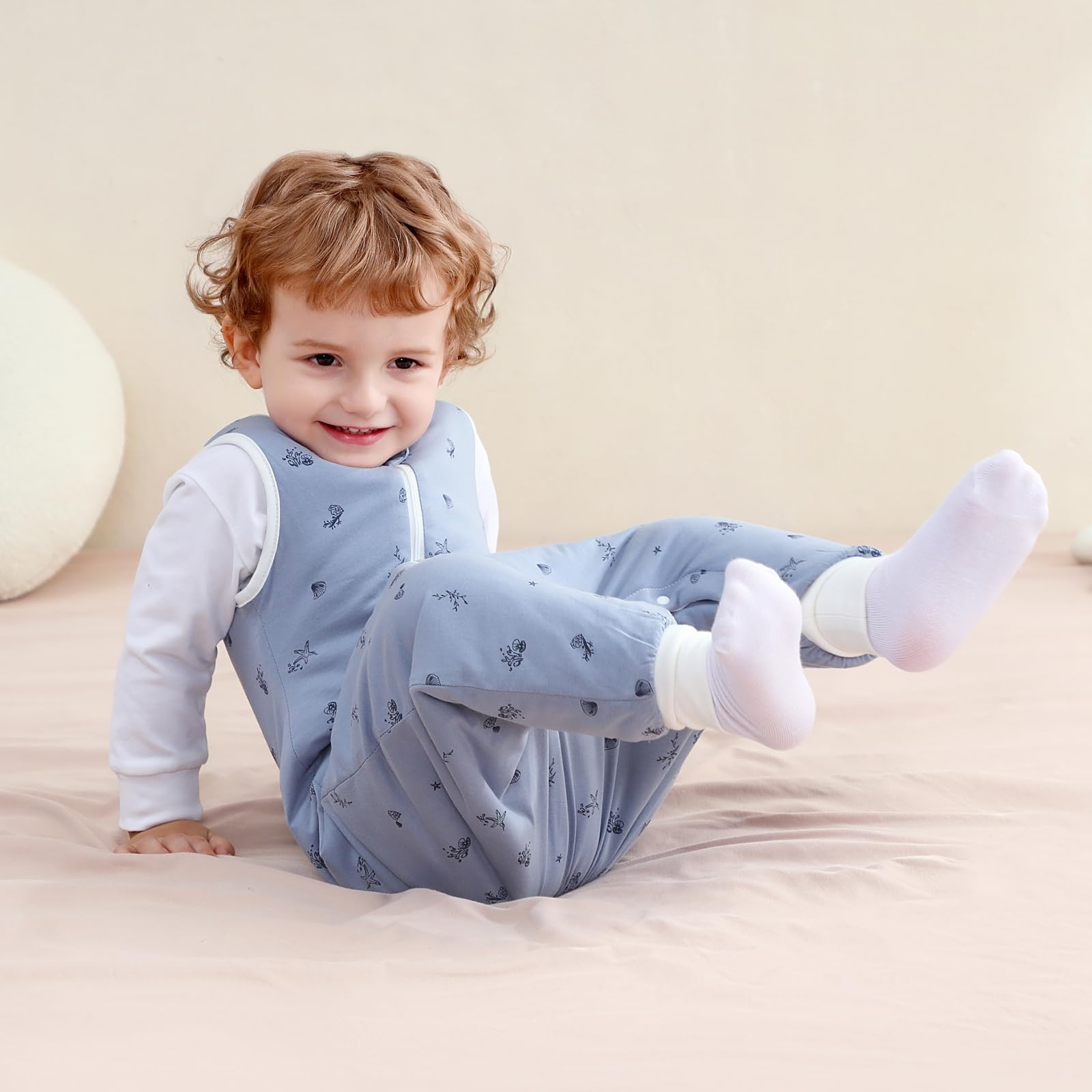 Nivolltha safety neckline and snug cuffs for secure sleep.