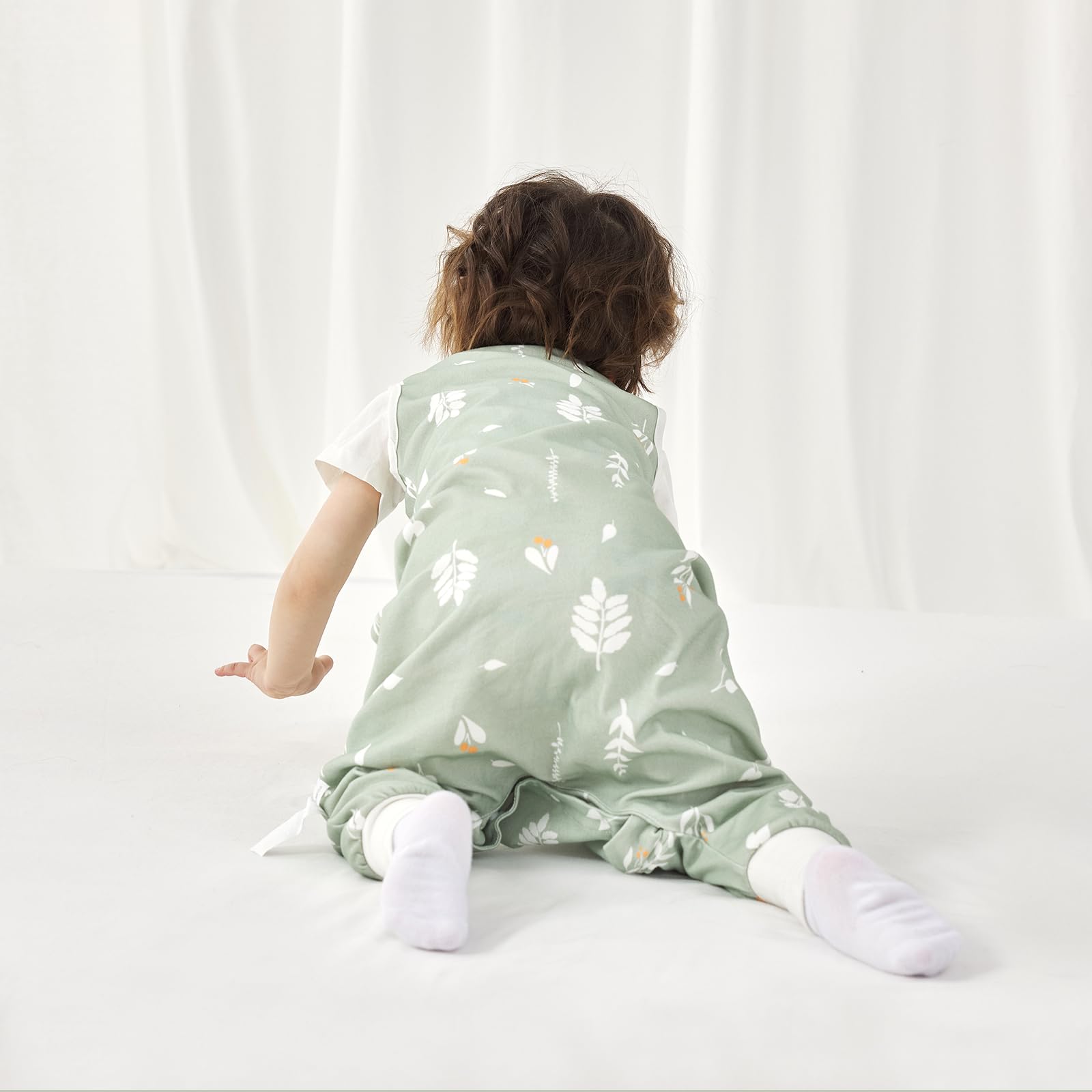 Nivolltha sleep sack safety cuffs and neckline create secure sleep