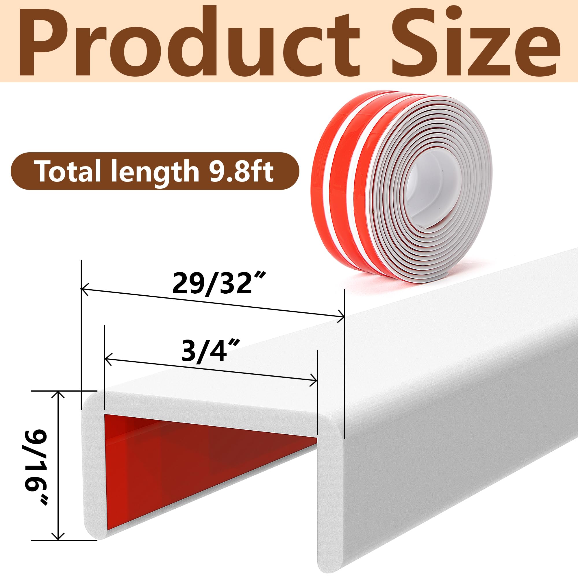 Nkiy Quen self-adhesive three-sided trim for strong bond