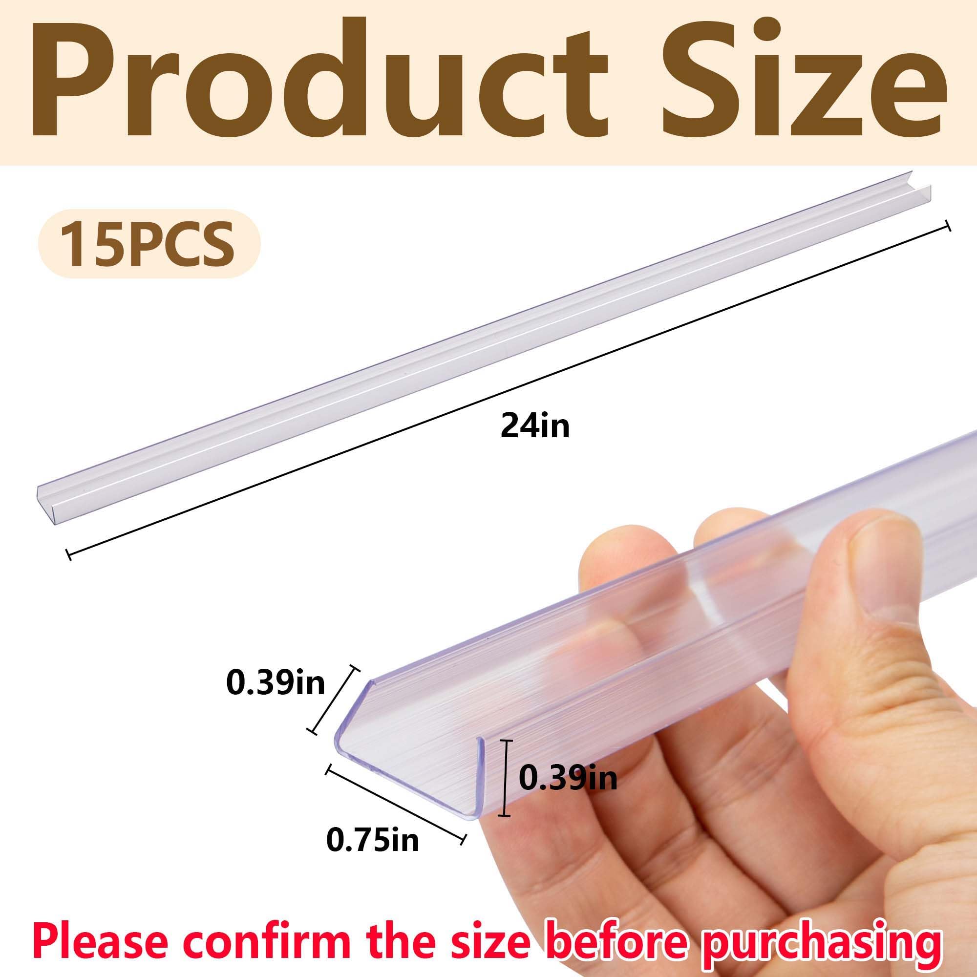 Nkiy Quen slip-on edge guard on drawer edge for tool-free installation