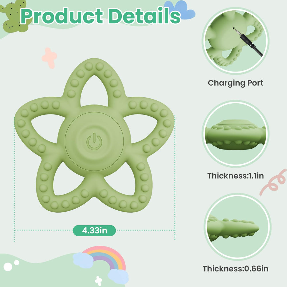 NLFDBFSH travel-ready teether supports on-the-go soothing for toddlers