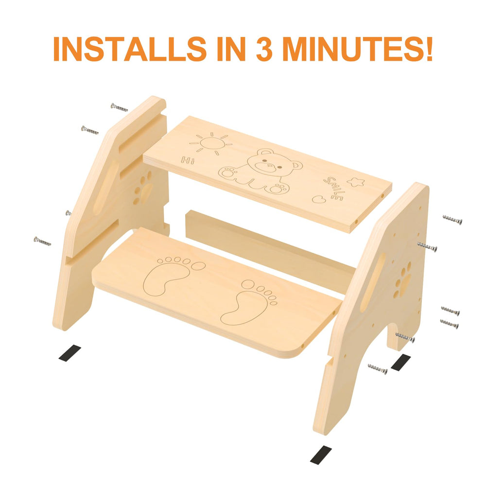 NMEO wide-base design provides daily stability for kids and adults