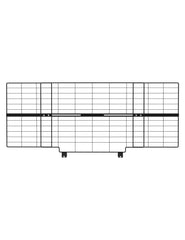 No Pawlems 16-inch height extension attached to a gate increases cat deterrence.