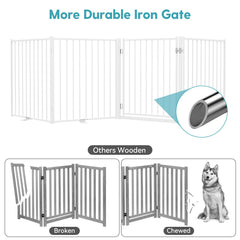 No Pawblems foldable panels store compactly when not in use.